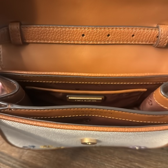 Tory Burch NWT Britton Floral Canvas Bag - Picture 9 of 15